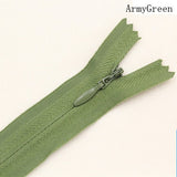 20pcs Nylon Coil Zippers 3# Tailor Sewer Craft 9 Inch Crafter's Sweing Ended Zips