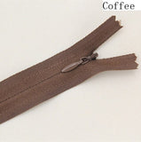 20pcs Nylon Coil Zippers 3# Tailor Sewer Craft 9 Inch Crafter's Sweing Ended Zips