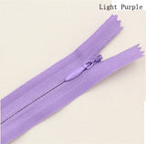 20pcs Nylon Coil Zippers 3# Tailor Sewer Craft 9 Inch Crafter's Sweing Ended Zips