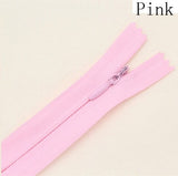 20pcs Nylon Coil Zippers 3# Tailor Sewer Craft 9 Inch Crafter's Sweing Ended Zips